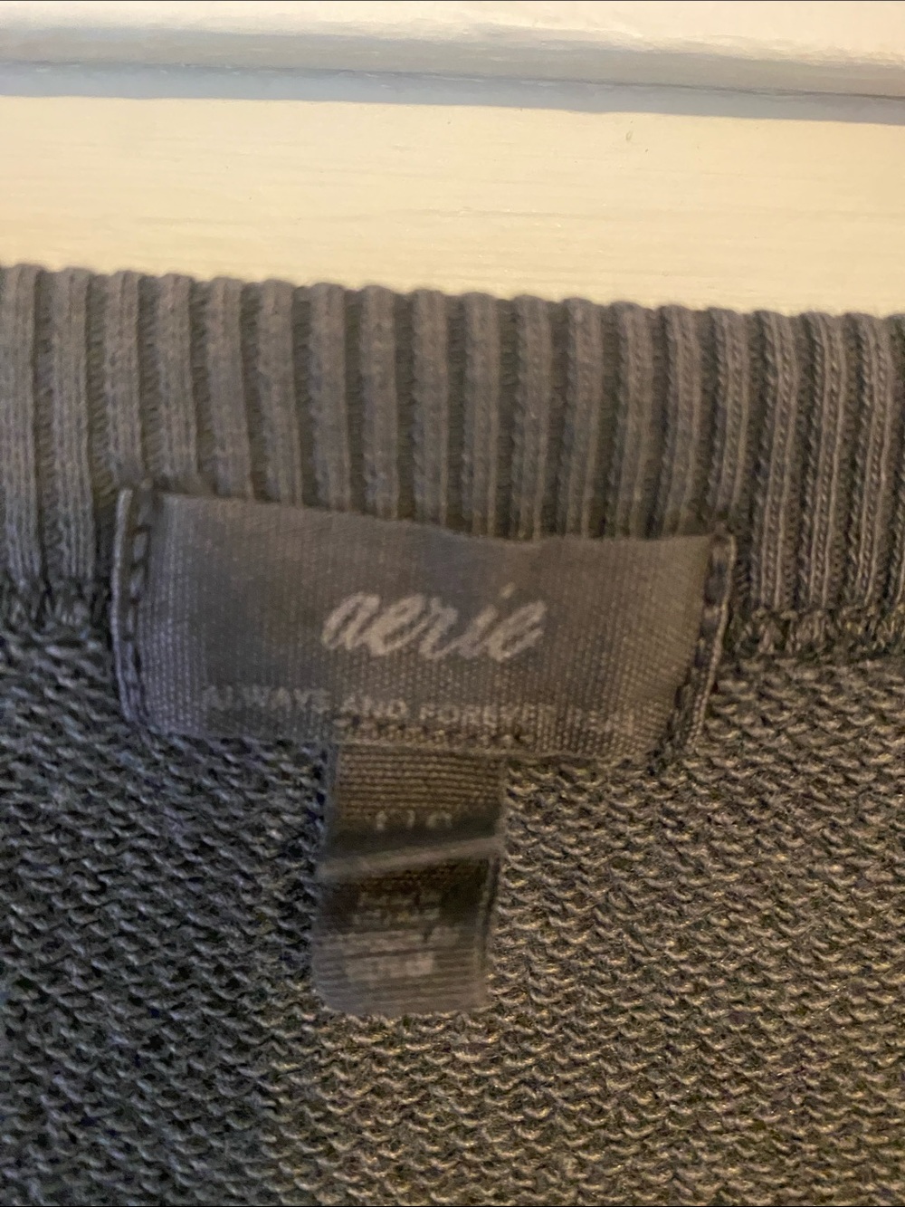 aerie Smoked Gray Seams Right Top and Feeling Femme Mini Skirt Set NWOT - Large - Picture 5 of 10